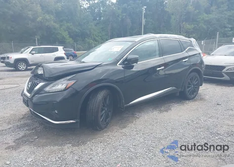 2020 Nissan Murano Platinum Intelligent Awd z USA, uszkodzony, nr VIN 5N1AZ2DS2LN169215